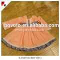 Girl mandarin long-sleeve one-piece  frill dress